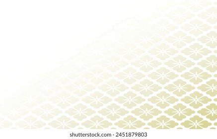 Material de ilustración de fondo de patrón japonés de color cálido