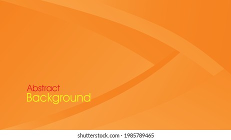 warm color and orange curve shape abstract art vector background