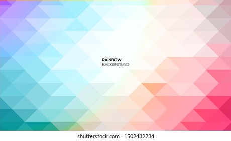 WARM COLOR triangle polygonal background vector EPS 10