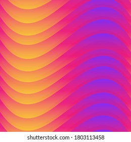 Warm color wave seamless texture.