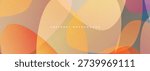 Warm colorful translucent shapes overlap in soft layered composition with sunlit gradients, warm orange and peach tones, rounded curves and subtle glow, abstract background for modern branding
