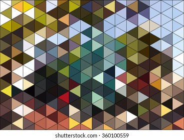 warm colors triangular seamless pattern background