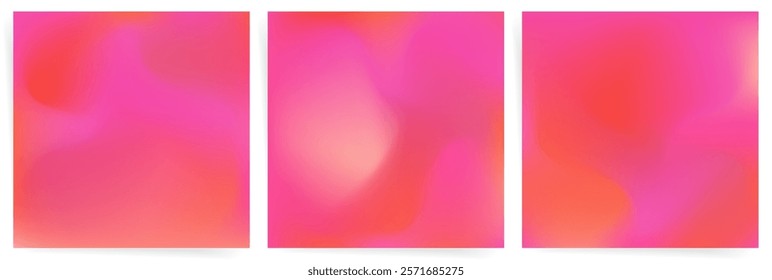 Warm Coral and Pink Gradient. Soft Romantic Glow with Subtle Flowing Design. Elegant Abstract Pastel Background for Creative Use.