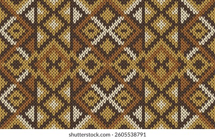 Warm and Cozy Traditional Knit Fabric with Rustic and Bohemian Elements