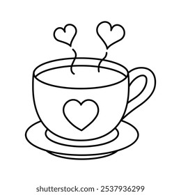 A warm cup of tea infused with love and comfort