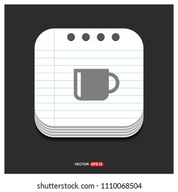 Warm drink icon - Free vector icon