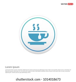 Warm drink icon Hexa White Background icon template