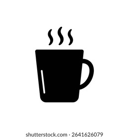 Warm Drink in Mug with Steam for Comfort and Coziness