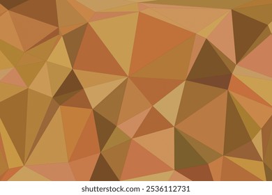 Fondo Abstractas poligonal tonificado de la tierra caliente con el patrón triangular geométrico sutil para el uso moderno del diseño.