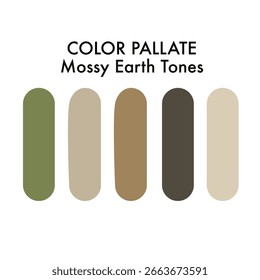 Warm earth tones evoking nature, ideal for eco-friendly themes and organic lifestyle branding.