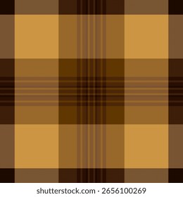 Padrão de xadrez de tons quentes, perfeito para desenhos outonais. Esta textura sem costura evoca sentimentos de conforto e charme rústico. Ideal para impressões têxteis, fundos de site ou embalagem.