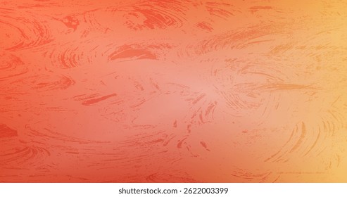 Warm fall gradient backgrounds with abstract noise. Autumn retro gradation template. Vector bright backdrops with grunge smudge effect. Red heat textured glass.