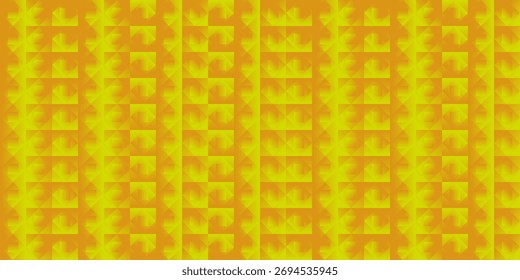 Warm Geometric Abstract Pattern in Orange and Yellow