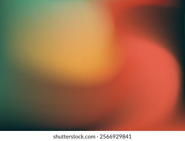 Warm Gradient Abstract Digital Art