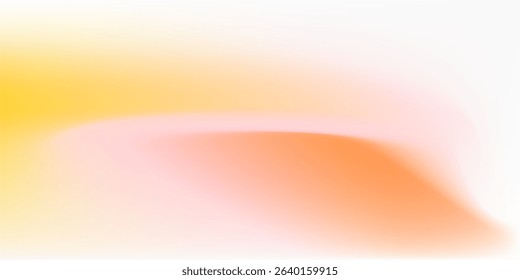 Warm gradient artwork featuring soft transitions of orange, pink, and light yellow tones, generating a soft and peaceful ambiance, ideal for bright and vibrant creative designs