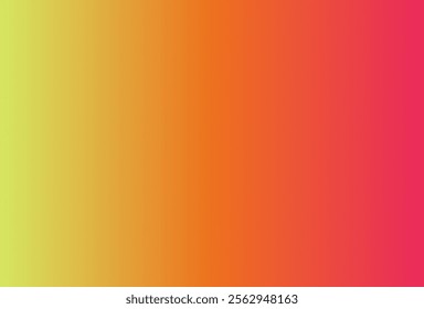 A warm gradient blending yellow, orange, and pink, evoking energy, vibrancy, and joy reminiscent of sunsets and tropical hues.