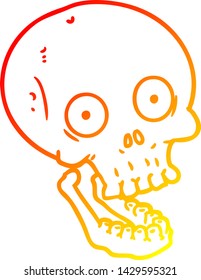 warm gradient line drawing of a 