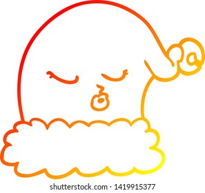 warm gradient line drawing