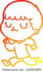 warm gradient line drawing