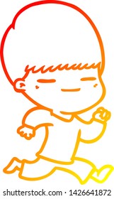 warm gradient line drawing