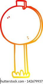 warm gradient line drawing