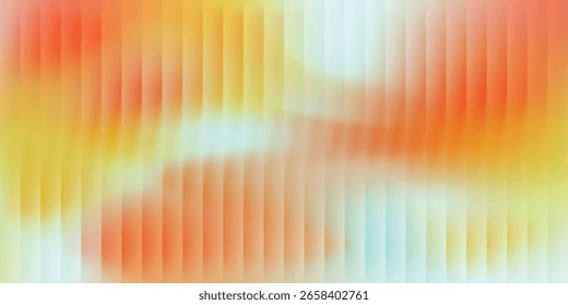 Efeito de ondulação gradiente quente com fluxo laranja bege sonhador e textura de onda sutil em padrão de vidro abstrato