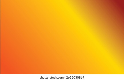 Transição De Gradiente Quente De Laranja Brilhante Para Amarelo Profundo e Vermelho
