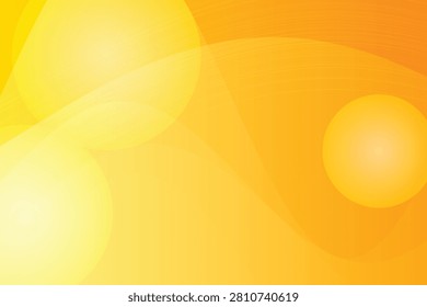 Warm gradient yellow-orange abstract wave light diffusion