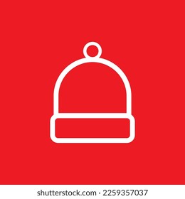 Warm hat icon, common graphic resources, vector illustration.