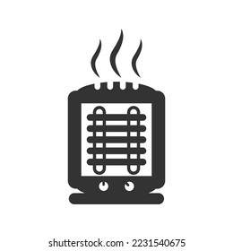 Warm Heater icon, Vector graphics