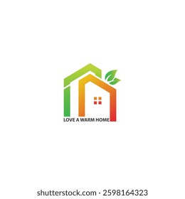 Warm Home Logo Design Idea