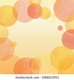 
Warm image watercolor polka dot background