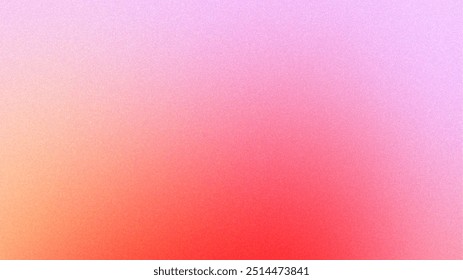 A warm and inviting gradient blending pink, orange, and yellow, with a grainy textured effect.