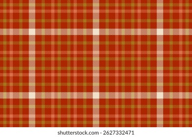 Warm, inviting plaid pattern in autumnal tones. A seamless weave design evokes tradition and comfort. Ideal for backgrounds, textiles, or festive projects.