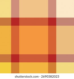 Warm and inviting plaid pattern in shades of orange and yellow. Perfect for backgrounds, textiles, or adding a cozy touch to your designs. Versatile and timeless.