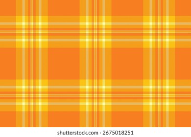 Cálido y acogedor, este patrón de cuadros naranjas sin costuras evoca vibraciones otoñales. Ideal para fondos, textiles y proyectos de diseño que necesitan una textura acogedora.