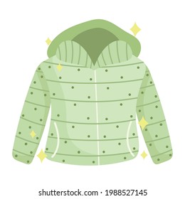warm jacket with hooded cartoon