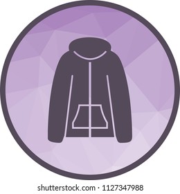Warm jacket icon