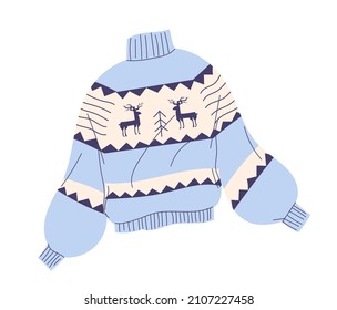 Cálido elemento de suéter de cuchillos de ropa de invierno y ropa exterior.
