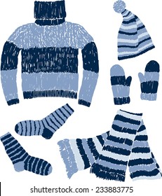 warm knitwear