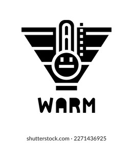 warm leads glyph icon vector. warm leads sign. isolated symbol illustration