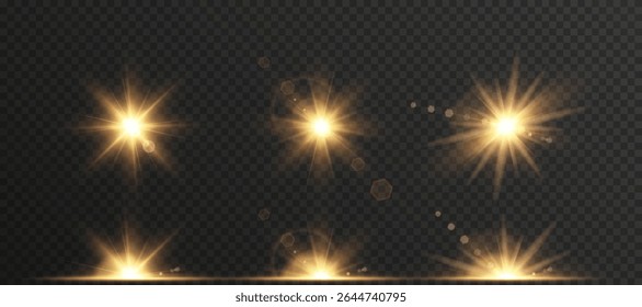 Warm light transitions create atmosphere and depth.Realistic PNG enhances brightness with elegant shimmer. Soft sun beam effect perfect for nature scenes. Glare blend adds highlight