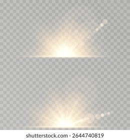 Warm light transitions create atmosphere and depth.Realistic PNG enhances brightness with elegant shimmer. Soft sun beam effect perfect for nature scenes. Glare blend adds highlight to headers or bac