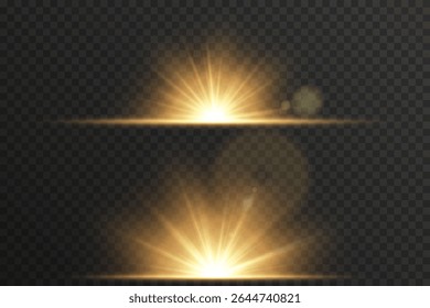 Warm light transitions create atmosphere and depth.Realistic PNG enhances brightness with elegant shimmer. Soft sun beam effect perfect for nature scenes. Glare blend adds highlight