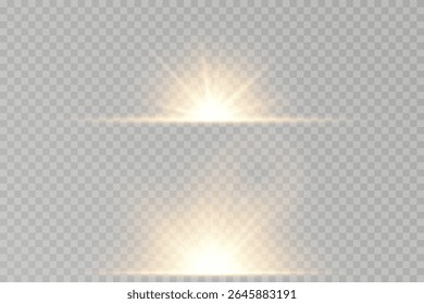 Transições de luz quente criar atmosfera e profundidade.PNG realista aumenta o brilho com brilho elegante shimmer. Efeito de feixe de sol macio perfeito para cenas da natureza. Glare blend adiciona destaque