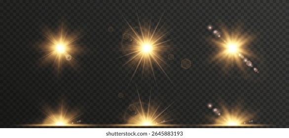 Warm light transitions create atmosphere and depth.Realistic PNG enhances brightness with elegant shimmer. Soft sun beam effect perfect for nature scenes. Glare blend adds highlight