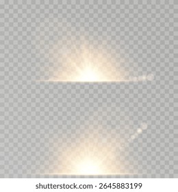 Transições de luz quente criar atmosfera e profundidade.PNG realista aumenta o brilho com brilho elegante shimmer. Efeito de feixe de sol macio perfeito para cenas da natureza. A mistura de brilho adiciona realce aos cabeçalhos ou atrás