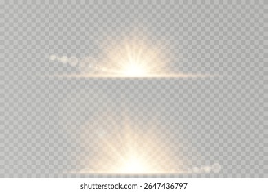 Transições de luz quente criar atmosfera e profundidade.PNG realista aumenta o brilho com brilho elegante shimmer. Efeito de feixe de sol macio perfeito para cenas da natureza. A mistura de brilho adiciona realce aos cabeçalhos ou atrás