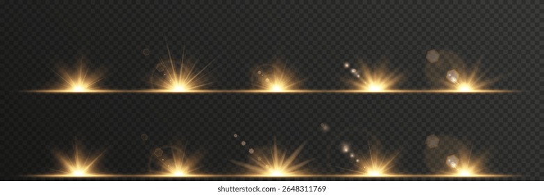 Transições de luz quente criar atmosfera e profundidade.PNG realista aumenta o brilho com brilho elegante shimmer. Efeito de feixe de sol macio perfeito para cenas da natureza. Glare blend adiciona destaque