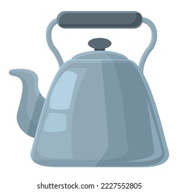 Warm metal icon cartoon vector. Electric kettle. Cooking boiler